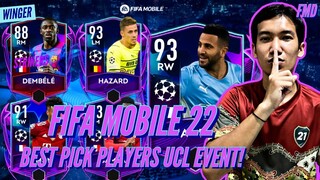 FIFA Mobile 22 Indonesia Best Pick Players | Pentingnya Memilih Winger Yang Bagus! Siapa Yang Worth?