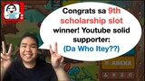 9th axie scholarship winner | 2,700 subs celeb | road to 3,500 para umulan ng slot