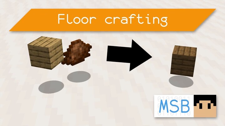 Minecraft Commands [Thai]: วิธีคราฟท์ของบนพื้น Floor Crafting [1.15]