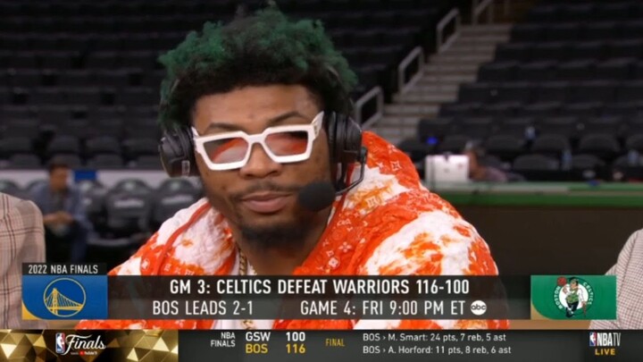 "We're the bully. Proud of that." Marcus Smart exploded Celtics win Gm3 vs Warriors, lead series 2-1