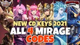 3rd MIRAGE CODE + NEW CD Keys | Mobile Legends Adventure 2021