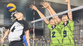 ハイキュー TO THE TOP | Bokuto Funny Moments - The formidable opponents of Bokuto and Fukurodani