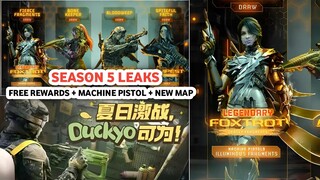 *NEW* Season 5 UPDATE Free COLLAB Ak47 Reward+Machine pistol Gameplay +New Frequency Map Leaks 2024