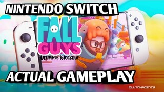 FALL GUYS NINTENDO SWITCH ACTUAL GAMEPLAY