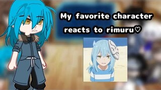 my favorite characters react to rimuru