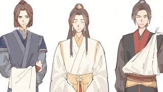 Tình cảm gia đình giữa ba người thật mãnh liệt ~ Feng Xin và Mu Qing xứng đáng được Hoàng tử nuôi dư