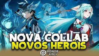 NOVA COLLAB COM FOX SPIRIT MATCHMAKER! NOVOS HERÓIS DA SIMING E ZHU YUAN CHEGANDO | HONOR OF KINGS