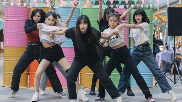 嗯…怎么不算齐呢 成都师范学院大学生翻跳NMIXX出道曲O.O练习室版