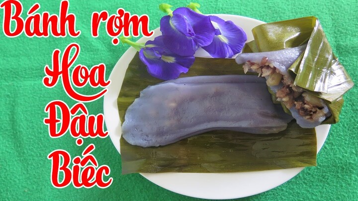 Bánh Hoa Đậu Biếc || Bánh Rợm Hoa Đậu Biếc || HomeMade Mẹ Loe