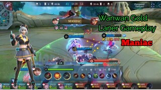 Wanwan maniac gameplay!! | MLBB Mobile Legend