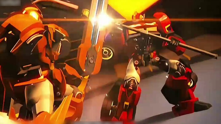 Thunderbolt VS Supersonic, who is the strongest motorcycle warrior? #罗洛历险记#武战道#童年动漫#解说