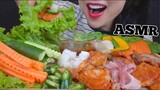 ASMR KOREAN BBQ WRAP (SATISFYING CRUNCHY EATING SOUNDS) NO TALKING | SAS-ASMR