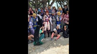 Illumi Proposes to Hisoka at Hunter X Hunter Cosplay Meet-Up