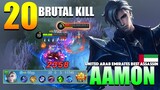 Aamon Perfect Gameplay! 100% Totally BROKEN | New Hero Aamon Gameplay By  ῆῆჯჯ  ~ MLBB