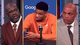 Inside the NBA reacts to Giannis Heated Postgame Interview