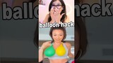 trying water balloon hack