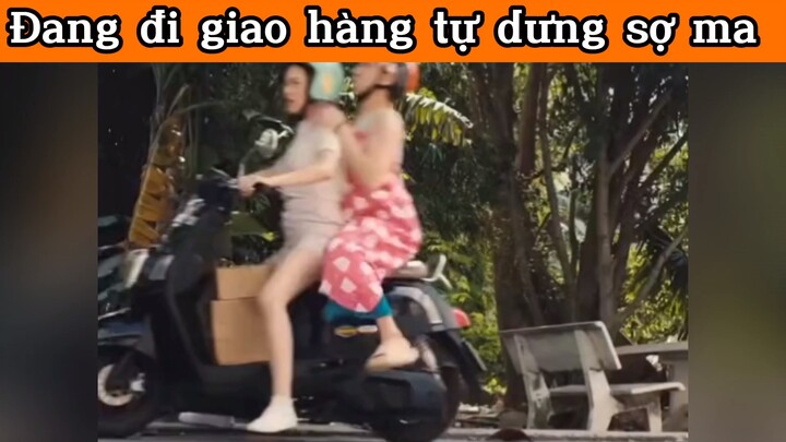 Đang đi giao hàng tự dưng sợ m.a #phimhaymoingay