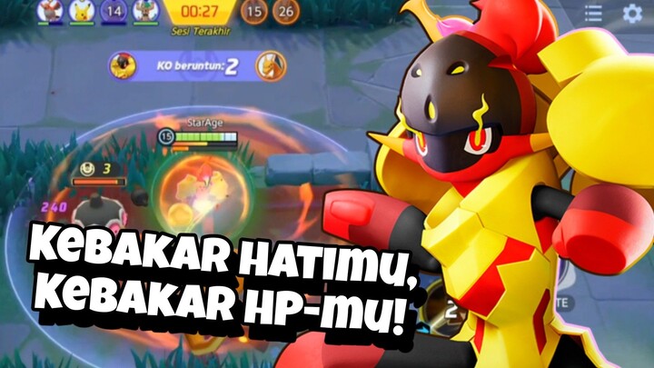 Kebakar Hatimu, Kebakar HP-mu! - Pokemon Unite Highlights