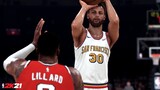 NBA 2K21 Next Gen Graphics Gameplay | Warriors vs. Trail Blazers | Ultra Modded Showcase