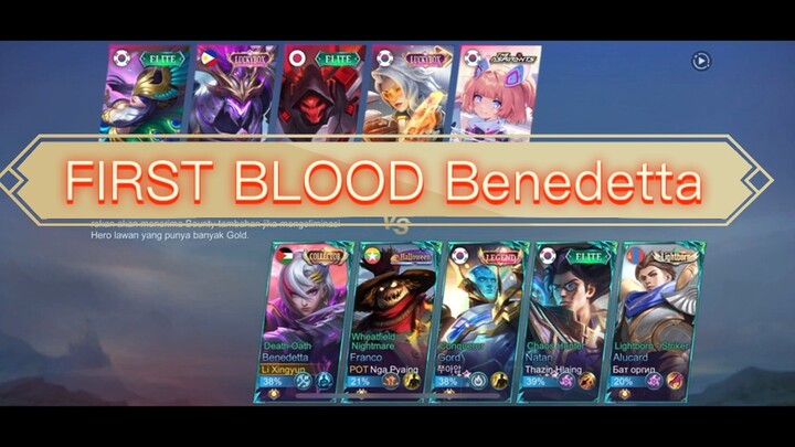 Benedetta Full Dash!! Mobile Legends Bang Bang