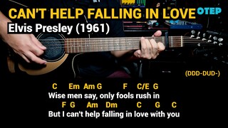 Can't Help Falling In Love - Elvis Presley (1961) - Easy Guitar Chords Tutorial with Lyrics part 1