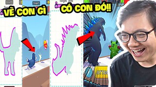 Sơn Đù Vẽ Quái Vật Gì Là Có Ngay Trong Draw Monster