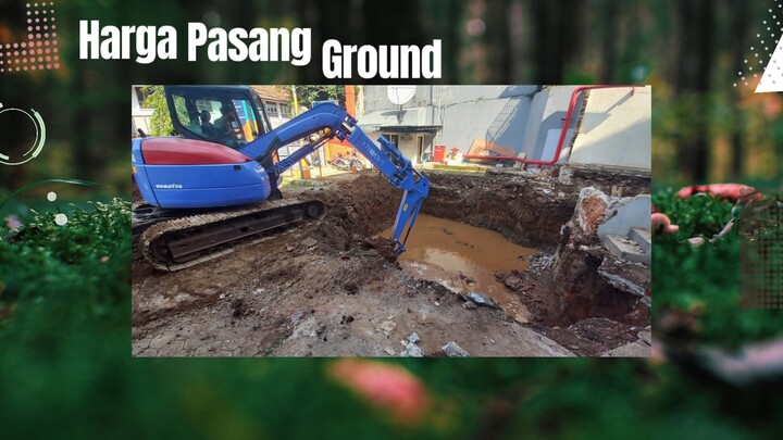 Harga pasang ground tank beton cor