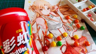 (วาดด้วยมือ) ศัตรูตลอดชีวิตของ skittles 