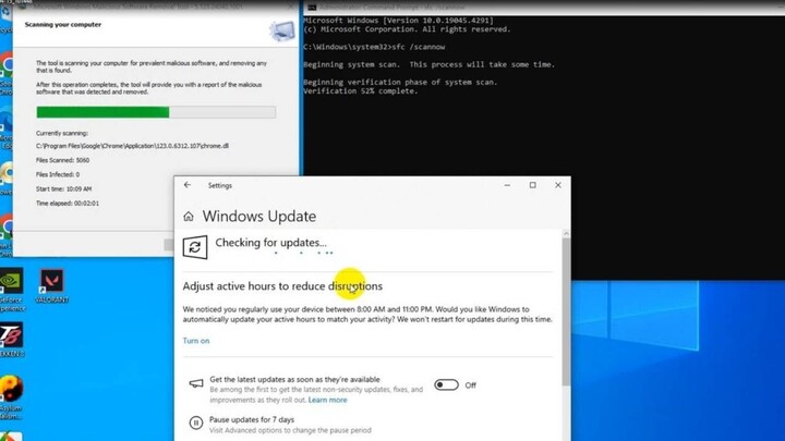 PC Repair Windows 10 using SFC cmd and Malicious Software Removal ( Tagalog )