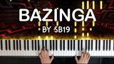 Bazinga by SB19 piano cover | free sheet music