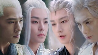 Part 1 | Most Handsome White-Haired Actors in Chinese Costume Drama 🤍 QueenDramaEdits