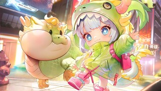 [300 Heroes New Skin] Cute Dragon Awooo-Kanna, very cute Fat Dragon makes me starburst and spin, so 