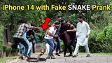 iPhone 14 with Fake Cobra Snake Prank | Funny Reactions | LahoriFied Pranks