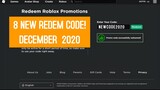 8 New Code Redem Promo In Roblox ! (December 2020)