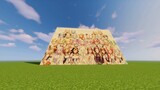 Thank you, good bye 【World largest minecraft pixel ever created - enormous Hololive Map painting】