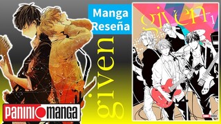 Given MANGA RESEÑA Tomo 1 Panini Natsuki Kizu ギヴン