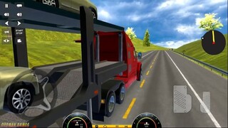 City Prado Car Transport Truck Simulator- Va chạm với cảnh sát