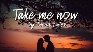 TAKE ME NOW { BY; DAVID GATES }