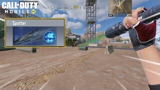 SPOTTER CLASS with GAMEPLAY ** great for camper** | COD MOBILE