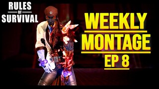 WEEKLY MONTAGE FT. PINOY ROS CONTENT CREATORS EPISODE 8 [ Rules of Survival ] ( #37 )