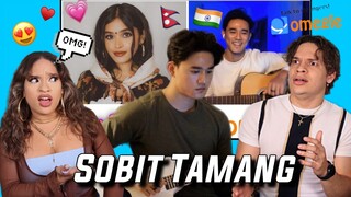 STOP THIS MAN! Waleska & Efra react to Indian Omegle Singing ft Sobit Tamang