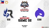 RSG vs ECHO Game 02 | MPLPH S10 Week 4 Day 2 | Rsg Philippines vs Echo Esports