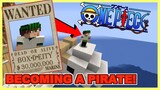 Becoming a Pirate in One Piece Minecraft! Mine Mine no Mi!