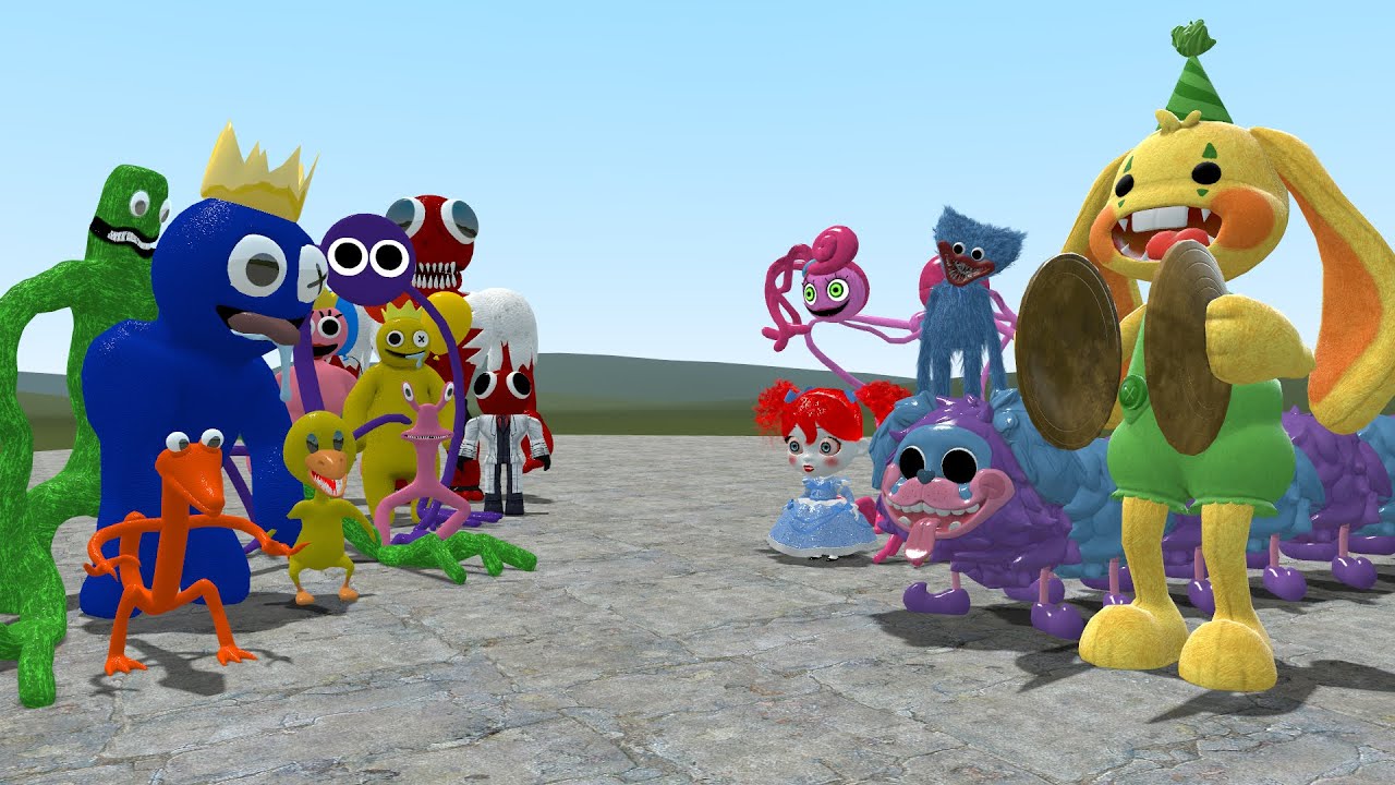 PLAYING AS ALL POPPY PLAYTIME CHAPTER 2 CHARACTERS In Garry's Mod (Mommy  Long Legs, PJ Pug-A-Pillar) 