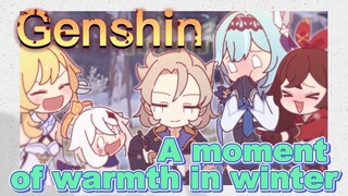 A moment of warmth in winter