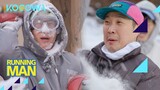 Seok Jin has snow only on his nose😆😆 l Running Man Ep 635 [ENG SUB]