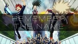 Remember The Name | My Hero Academia [AMV]
