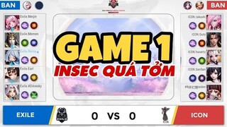 ⭐Onmyoji Arena⭐ SEAL | Game 1 : ICON (VN) vs EXILE (ID) - những pha INSEC quá tởm làm tan rã team