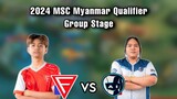Falcon Esports VS Ai Esports ( Bo3 ) | 2024 MSC Myanmar Qualifier Group Stage
