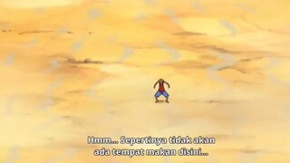 momen lawak Luffy di alabasta